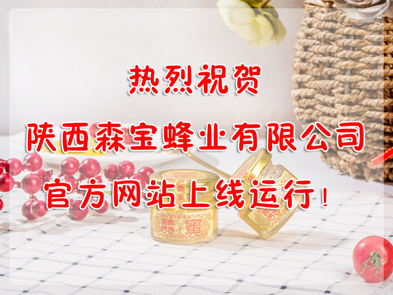 熱烈祝賀陜西森寶蜂業(yè)有限公司官方...